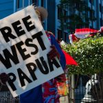 Voice of West Papua berunjukrasa di depan KJRI di Melbourne, Australia