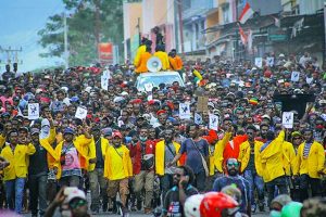 Demo anti rasisme di Jayapura Papua