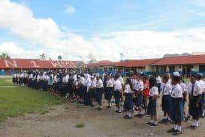 Anak sekolah di Wamena papua
