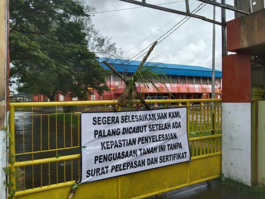 Kantor Dispora Merauke Papua dipalang