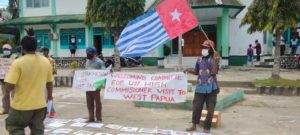 Unjuk rasa mahasiswa di Papua