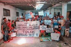 Mahasiswa Papua di Semarang menolak Pengesahan RUU Otsus Papua