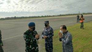 Pangkoops II TNI AU tiba di Bandara Mopah, Merauke, Papua