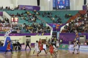 Tim basket Papua vs Bali