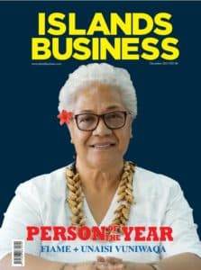 Papua-Sampul majalah Islands Business edisi Desember 2021