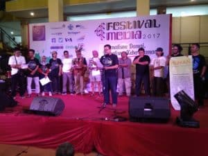 Papua-Deklasasi jurnalisme damai yang dimotori AJI Indonesia pada festival media di Solo medio 2017