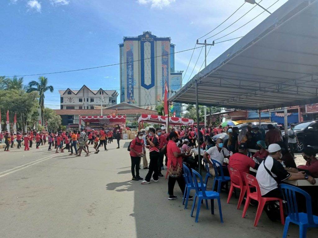 Papua-pencanangan HUT Kota Jayapura dan Hari Pekabaran Injil di Tanah Tabi