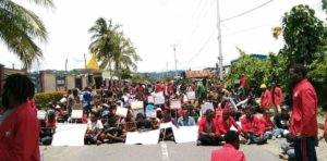 Demonstrasi Menolak Pemekaran Papua