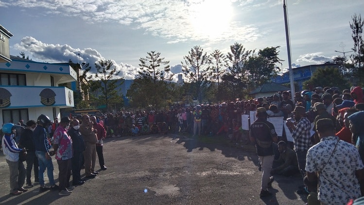 Demo Tolak Pemekaran di Jayawijaya, Papua