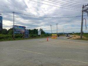 Pelebaran jalan raya di Kampung Holtekamp, Distrik Muara Tami, Kota Jayapura, Papua